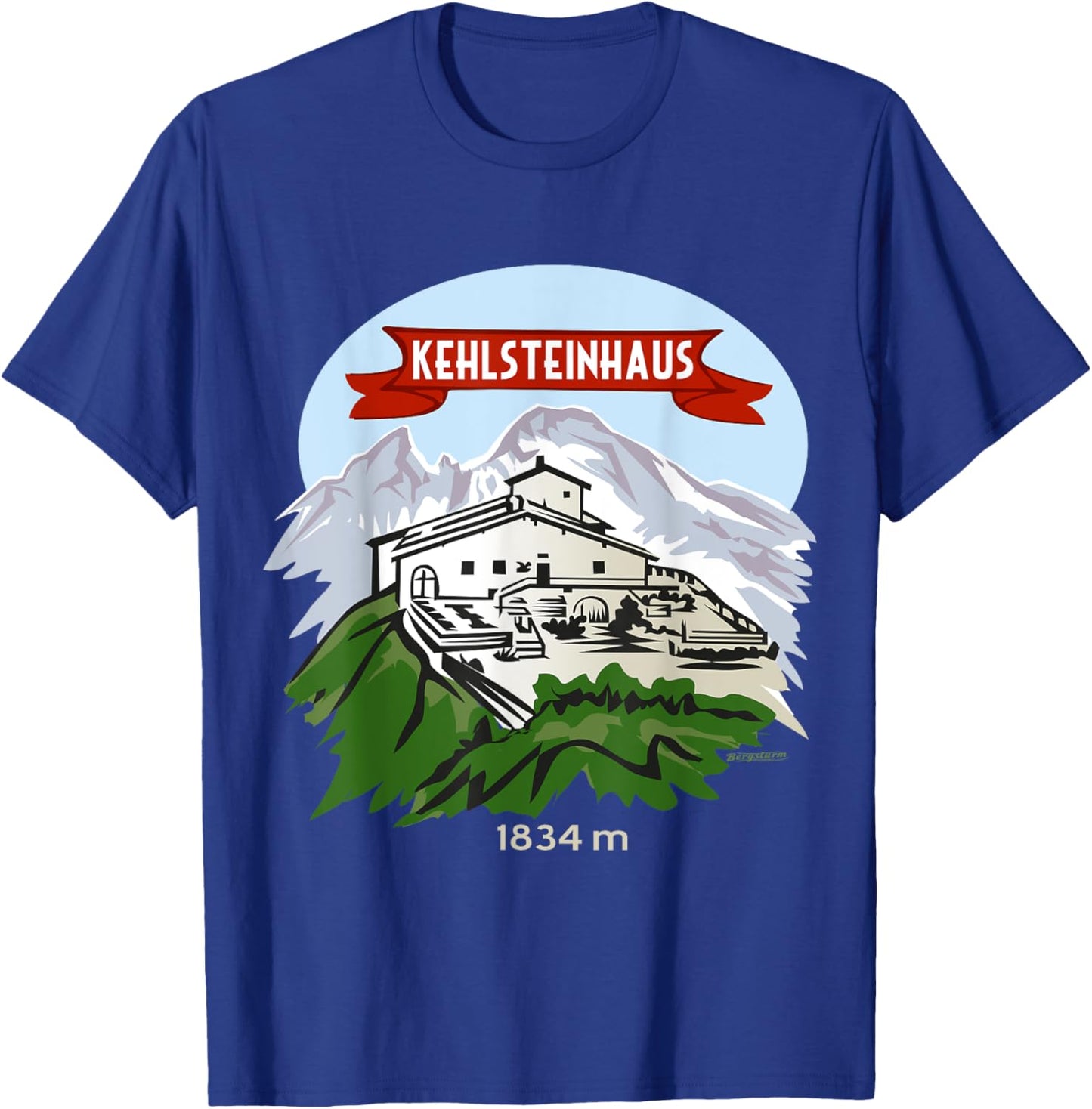 Eagles Nest Throatstone House Kehlstein Berg Bayern T-Shirt - T-Shirt | Royal
