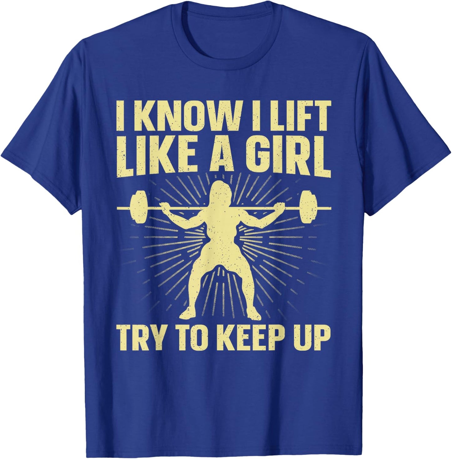 Powerlifting Art Girls Weightlifting Power Lifting T-Shirt - T-Shirt | Royal