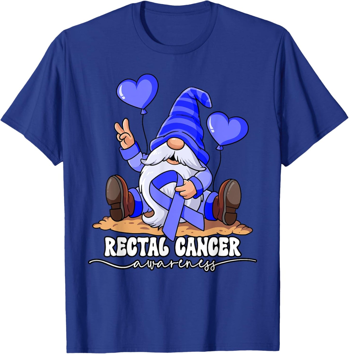 Rectal Cancer Awareness T-Shirt - T-Shirt | Royal