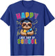 Happy Last Day Of School Sloth Teacher Kids Graduation T-Shirt - T-Shirt | Royal