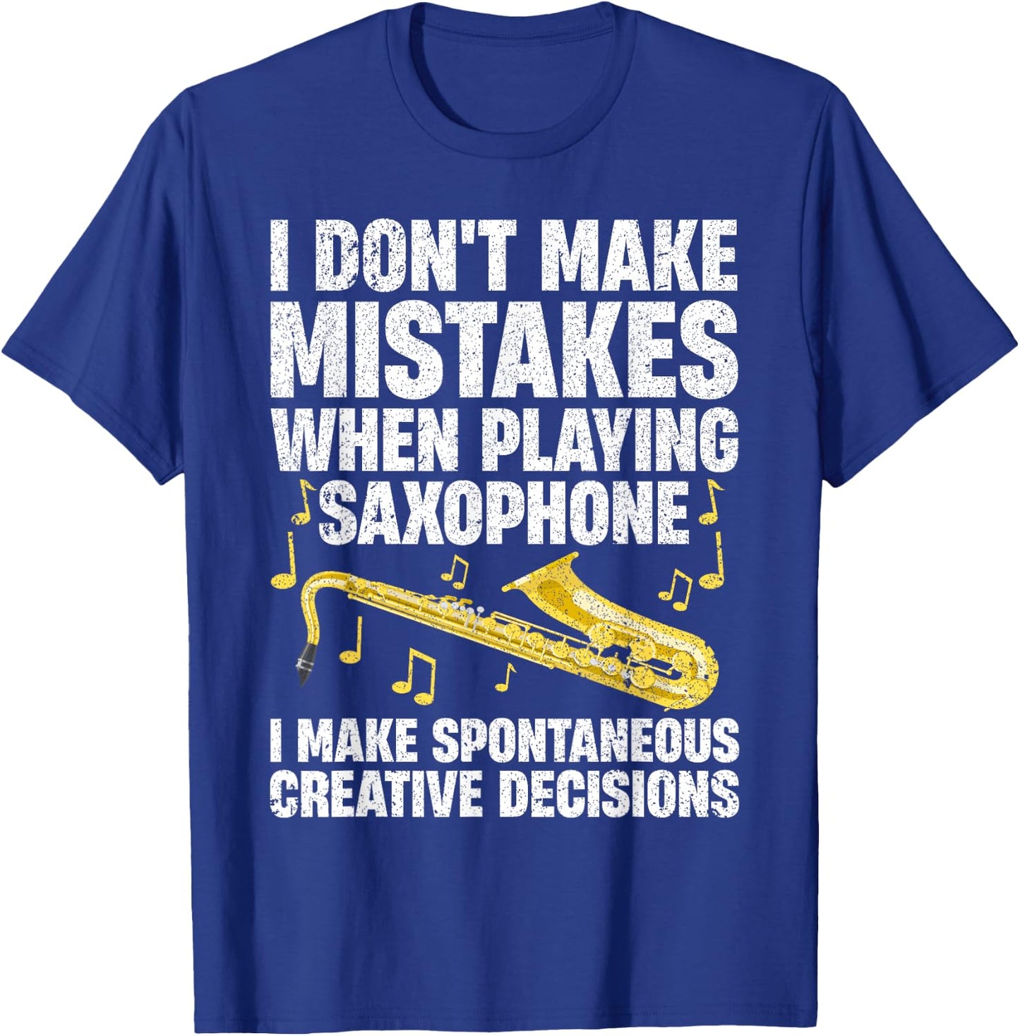 Funny Saxophone Women Marching Band Player Musician Small T-Shirt - T-Shirt | Royal