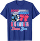 Burnouts or Bows Big Cousin Loves You Gender Reveal Party T-Shirt - T-Shirt | Royal