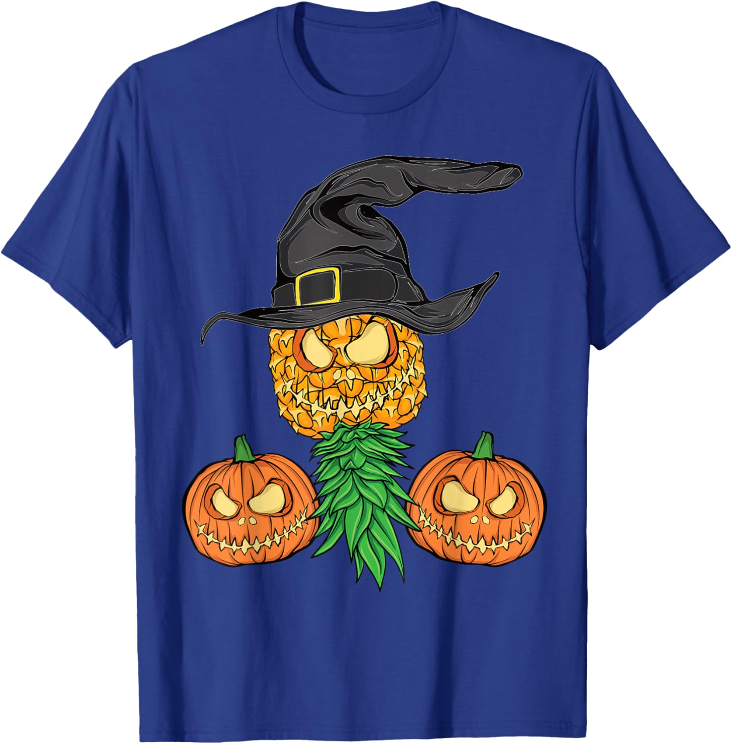 Halloween Swinger Upside Down Pineapple Swingers Men Women T-Shirt - T-Shirt | Royal