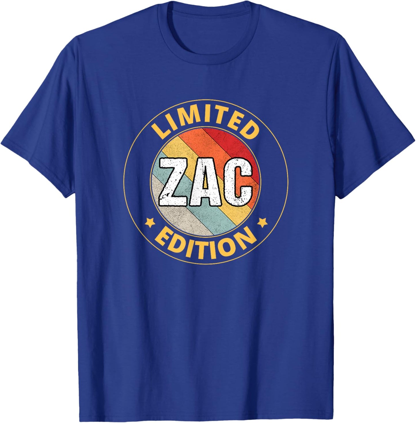 Zac Name T-Shirt - T-Shirt | Royal