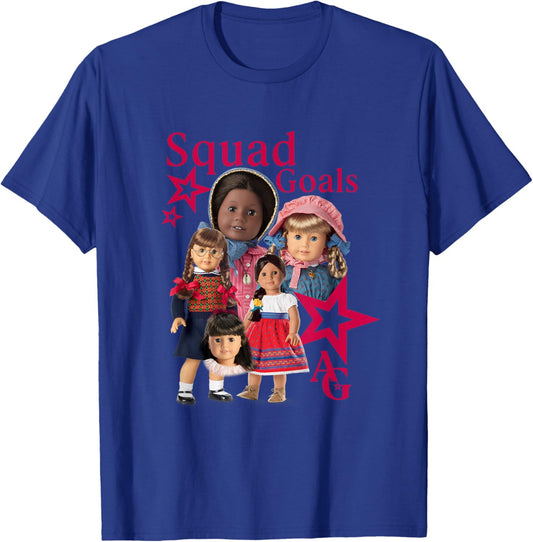 American Girl - Squad Goals T-Shirt - T-Shirt | Royal
