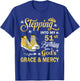 51 Year Old Birthday 51st Birthday With God's Grace & Mercy T-Shirt - T-Shirt | Royal