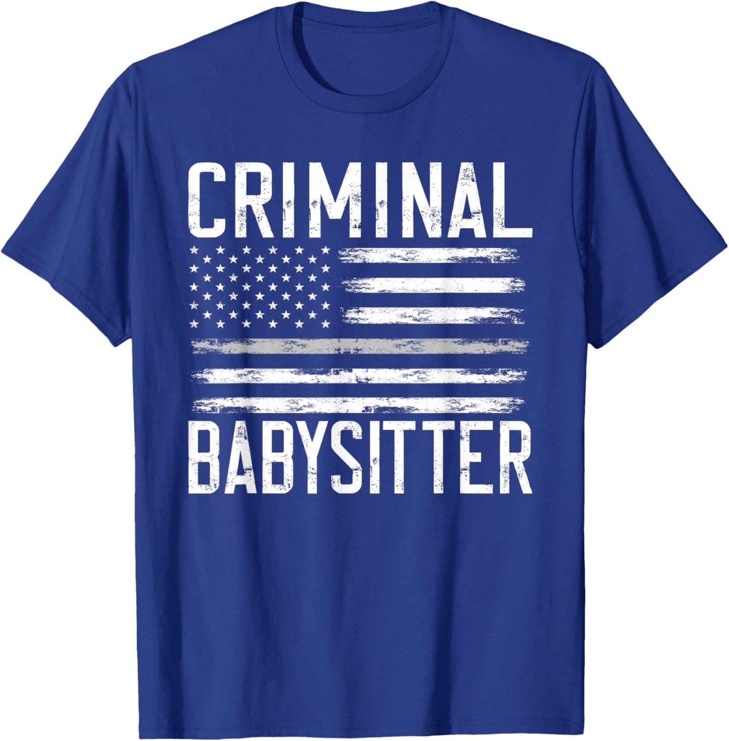Correctional Officer Criminal Babysitter Thin Grey Line T-Shirt - T-Shirt | Royal