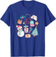 Cute Matching Christmas Nurse Medical T-Shirt - T-Shirt | Royal