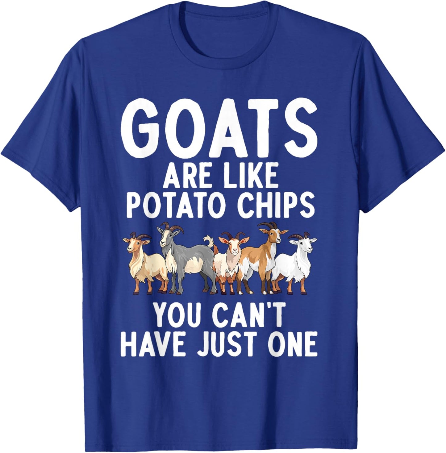 Cool Goat Design Women Goat Themed Pygmy Goat Lover T-Shirt - T-Shirt | Royal