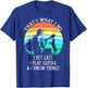 That's What I Do I Pet Cats Play Guitars Men Cat and Guitar T-Shirt - T-Shirt | Royal