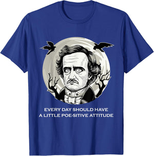 Edgar Allan Poe English Literature Quotes T-Shirt - T-Shirt | Royal