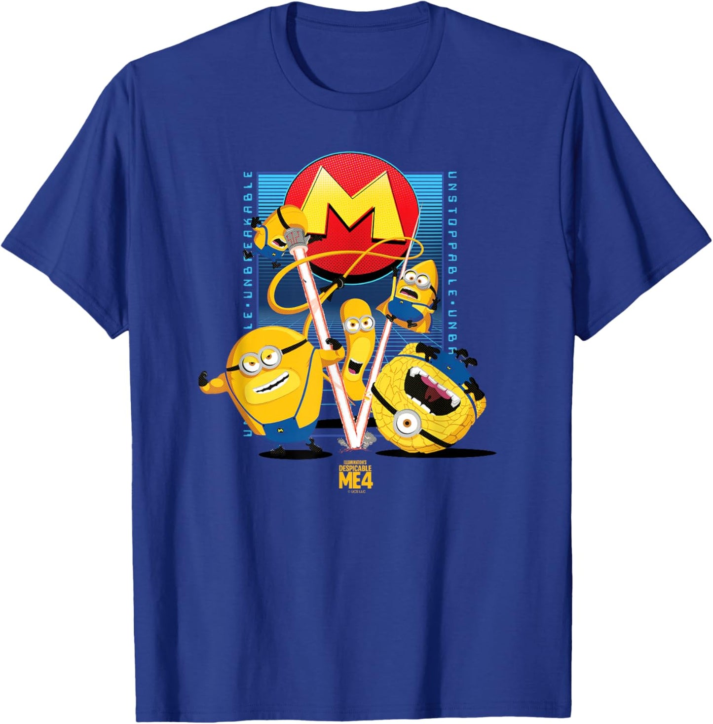 Minions Despicable Me 4 Mega Minions Group T-Shirt - T-Shirt | Royal