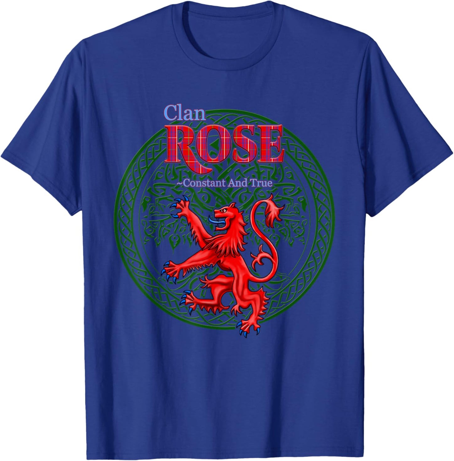 Rose Scottish Clan Pride Family Motto T-Shirt - T-Shirt | Royal