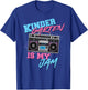 Kindergarten Is My Jam - Vintage 80s Boombox Teacher Student T-Shirt - T-Shirt | Royal