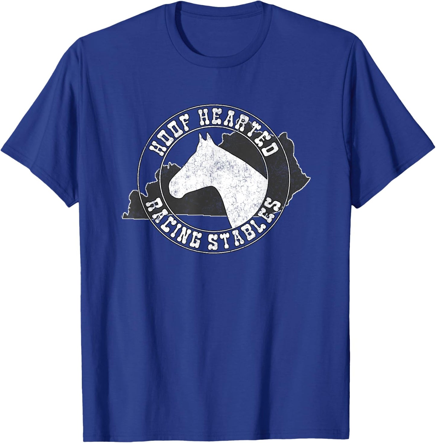 Joke Who Farted Hoof Hearted Horse Racing Track Betting T-Shirt - T-Shirt | Royal