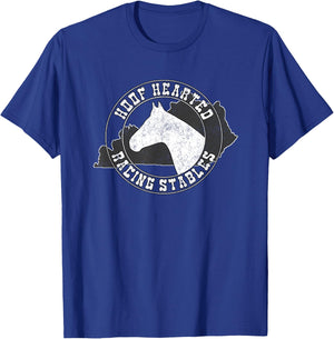 Joke Who Farted Hoof Hearted Horse Racing Track Betting T-Shirt - T-Shirt | Royal