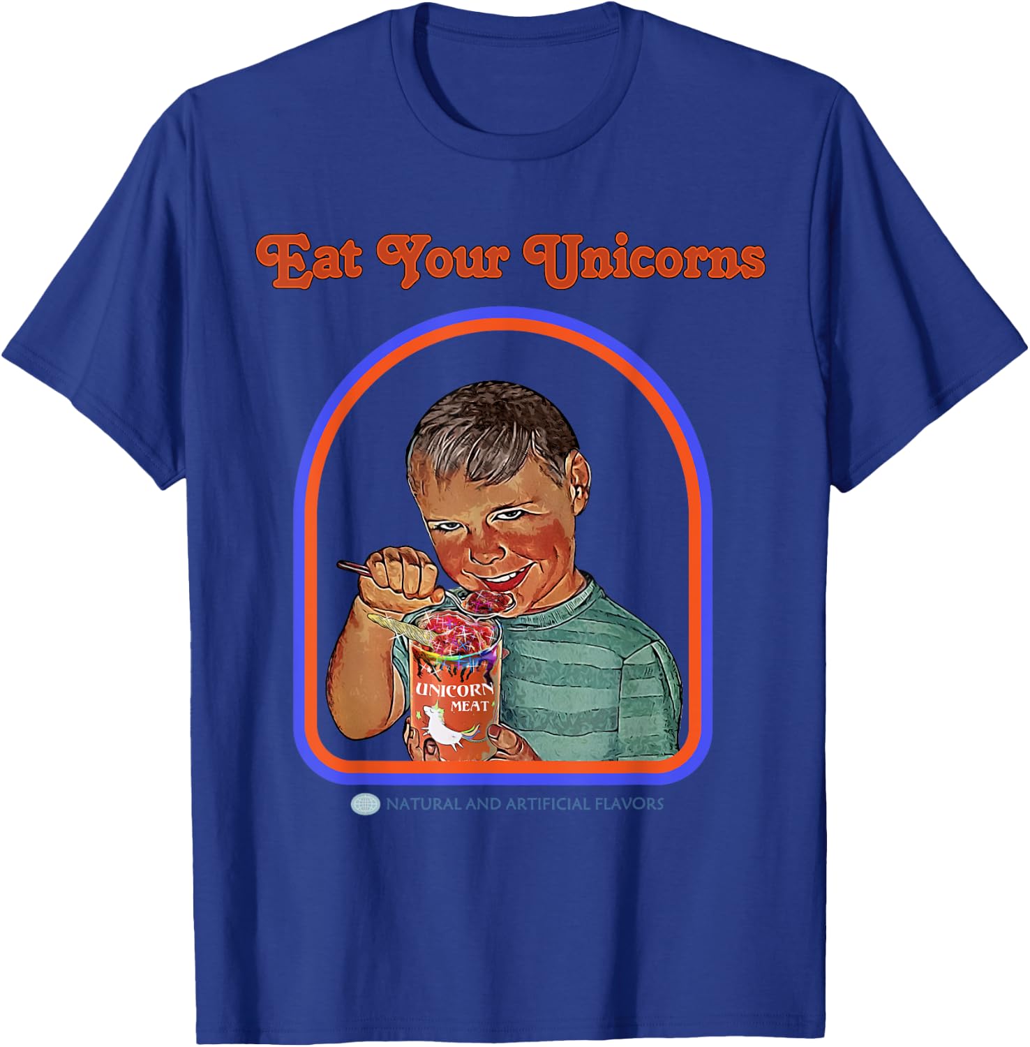 Eat Your Unicorn Meat T-Shirt - T-Shirt | Royal