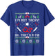 I'm Not Tachy Funny Nurse Ugly Christmas Sweaters Nursing T-Shirt - T-Shirt | Royal