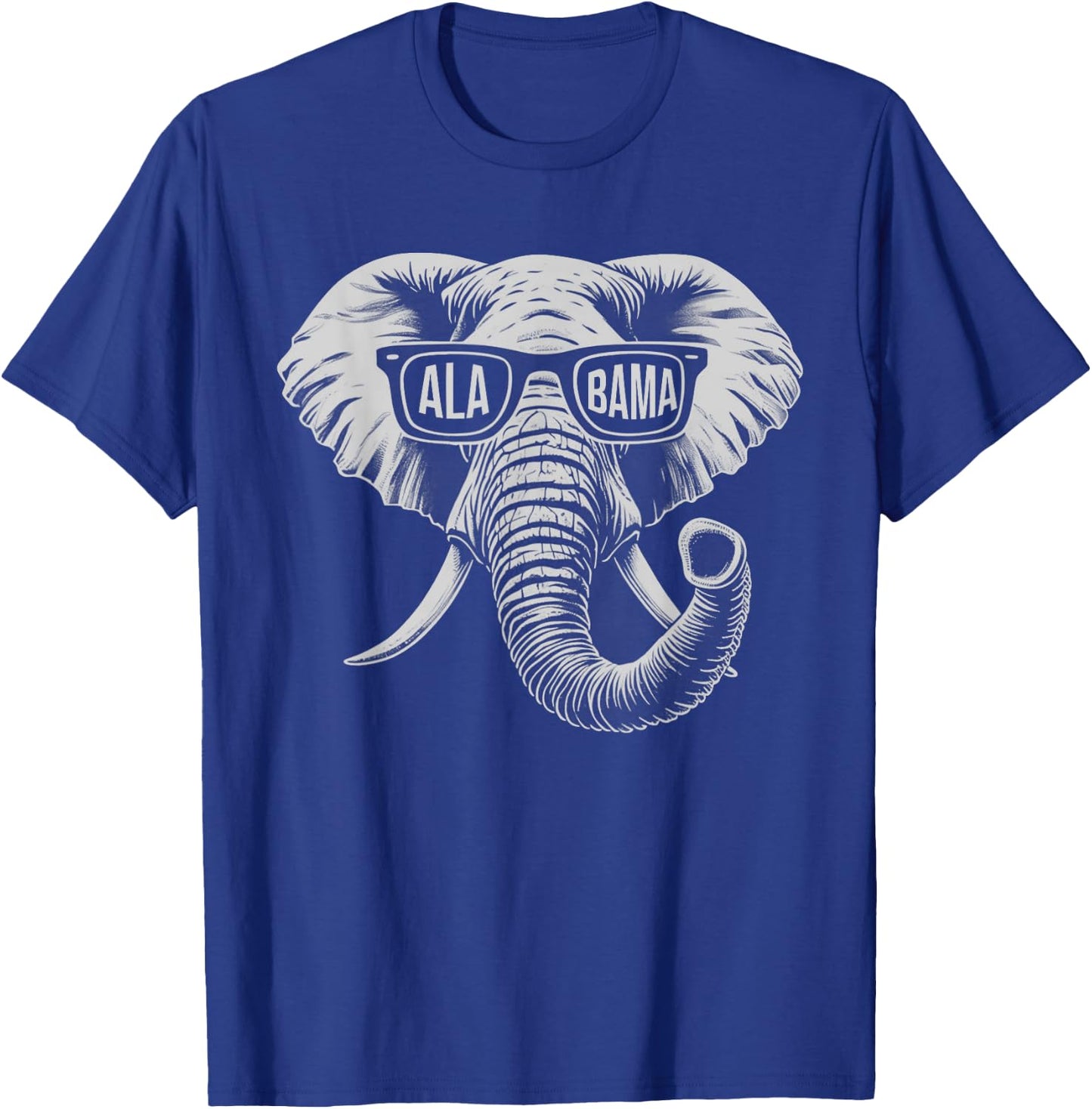 Vintage State Of Alabama Elephant Lovers T-Shirt - T-Shirt | Royal
