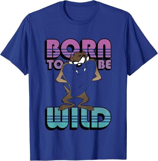 Kids Looney Tunes Taz Born To Be Wild T-Shirt - T-Shirt | Royal