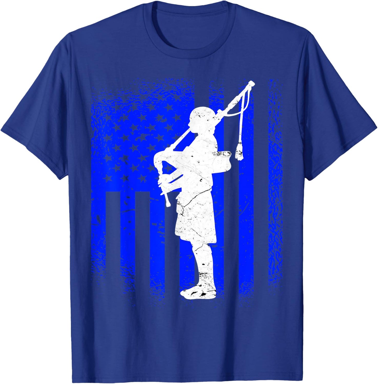 Bagpipe Bagpiping Kilt Scottish Bagpipe T-Shirt - T-Shirt | Royal