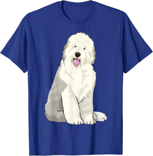 Old English Sheepdog Dog Lover Cute Puppy T-Shirt - T-Shirt | Royal