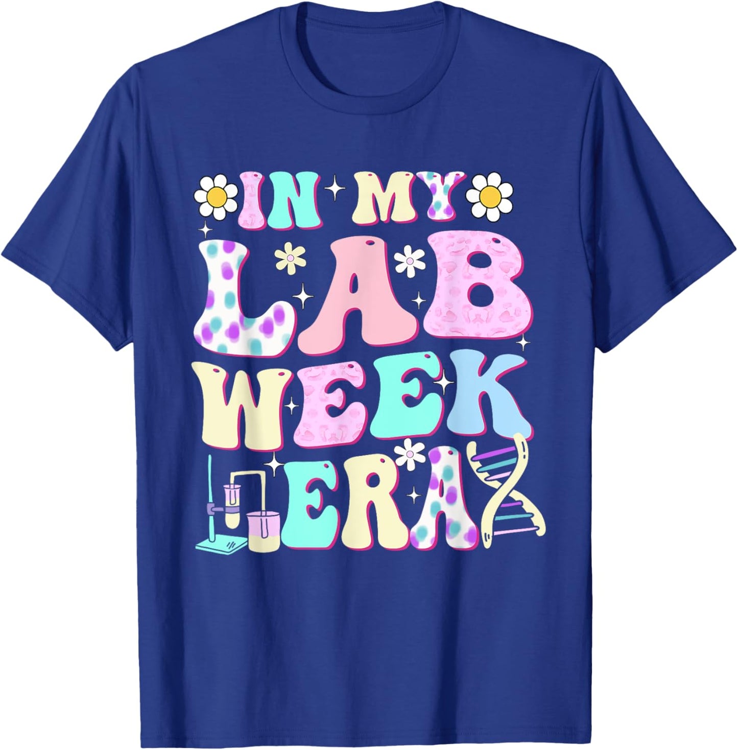 In My Lab Week Era Groovy Lab Week Party T-Shirt - T-Shirt | Royal