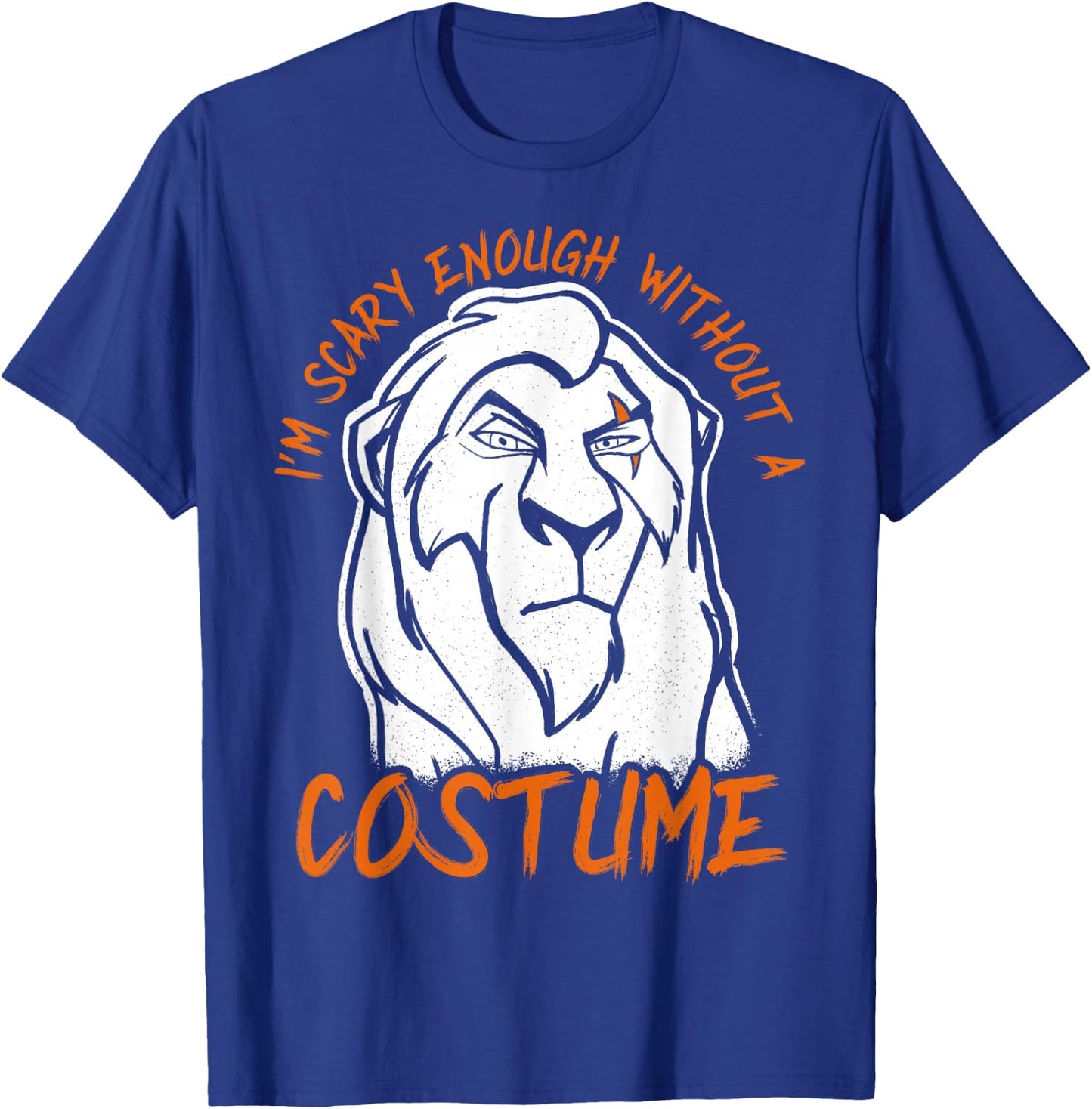 Disney The Lion King Scar Scary Enough Halloween T-Shirt - T-Shirt | Royal