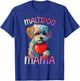Maltipoo Dog Lovers Mama Heart Pop Art Maltipoo Mom T-Shirt - T-Shirt | Royal