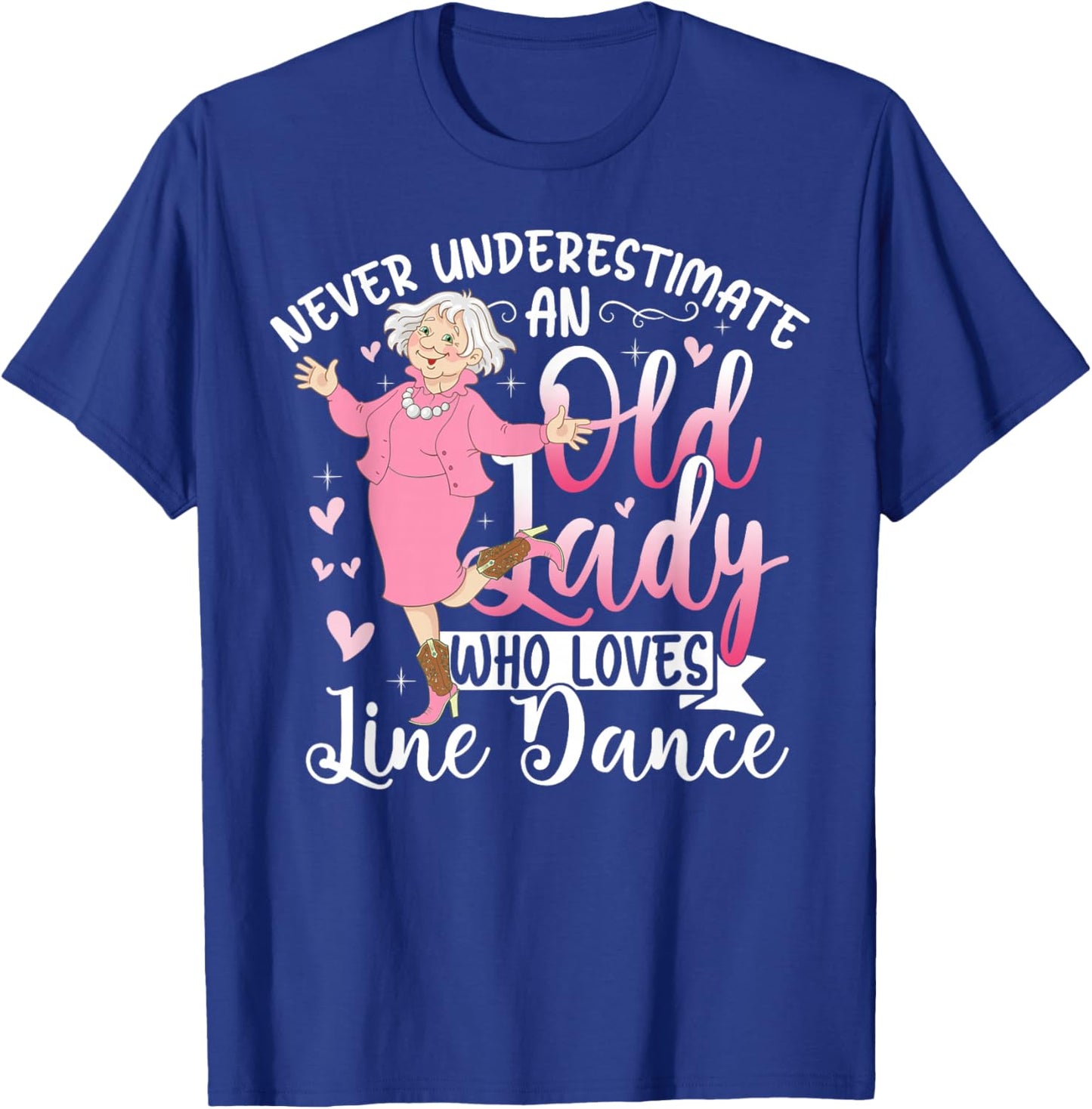 Line Dancing Choreographer Dance Teacher Grandma Dancer Gift T-Shirt - T-Shirt | Royal