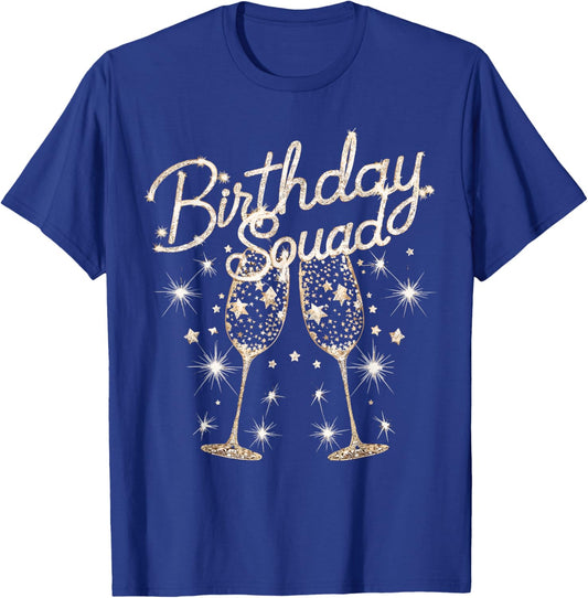 Birthday Squad Diva Squad T-Shirt - T-Shirt | Royal