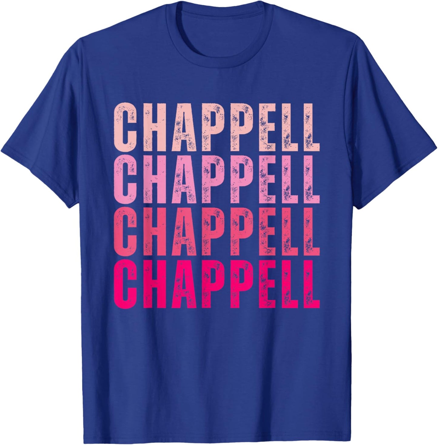 Chappell Personalized Name I Love Chappell Vintage T-Shirt - T-Shirt | Royal