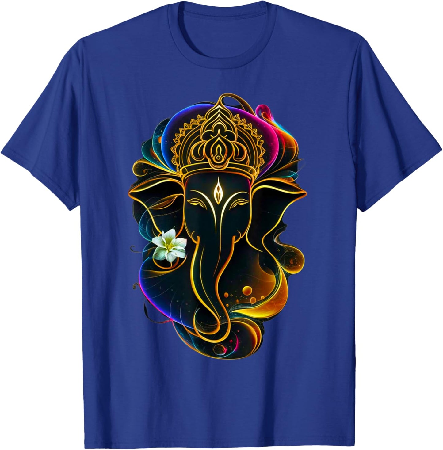 Hindu Ganesha Puja Elephant God India Meditation Yoga Murti T-Shirt - T-Shirt | Royal