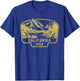 California Mountains USA Hiking Outdoors Vintage T-Shirt - T-Shirt | Royal