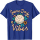 Volleyball Mom Game Day Vibes Girls Teens T-Shirt - T-Shirt | Royal