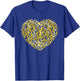 Childhood Cancer Awareness Yellow Ribbon Heart Gift T-Shirt - T-Shirt | Royal