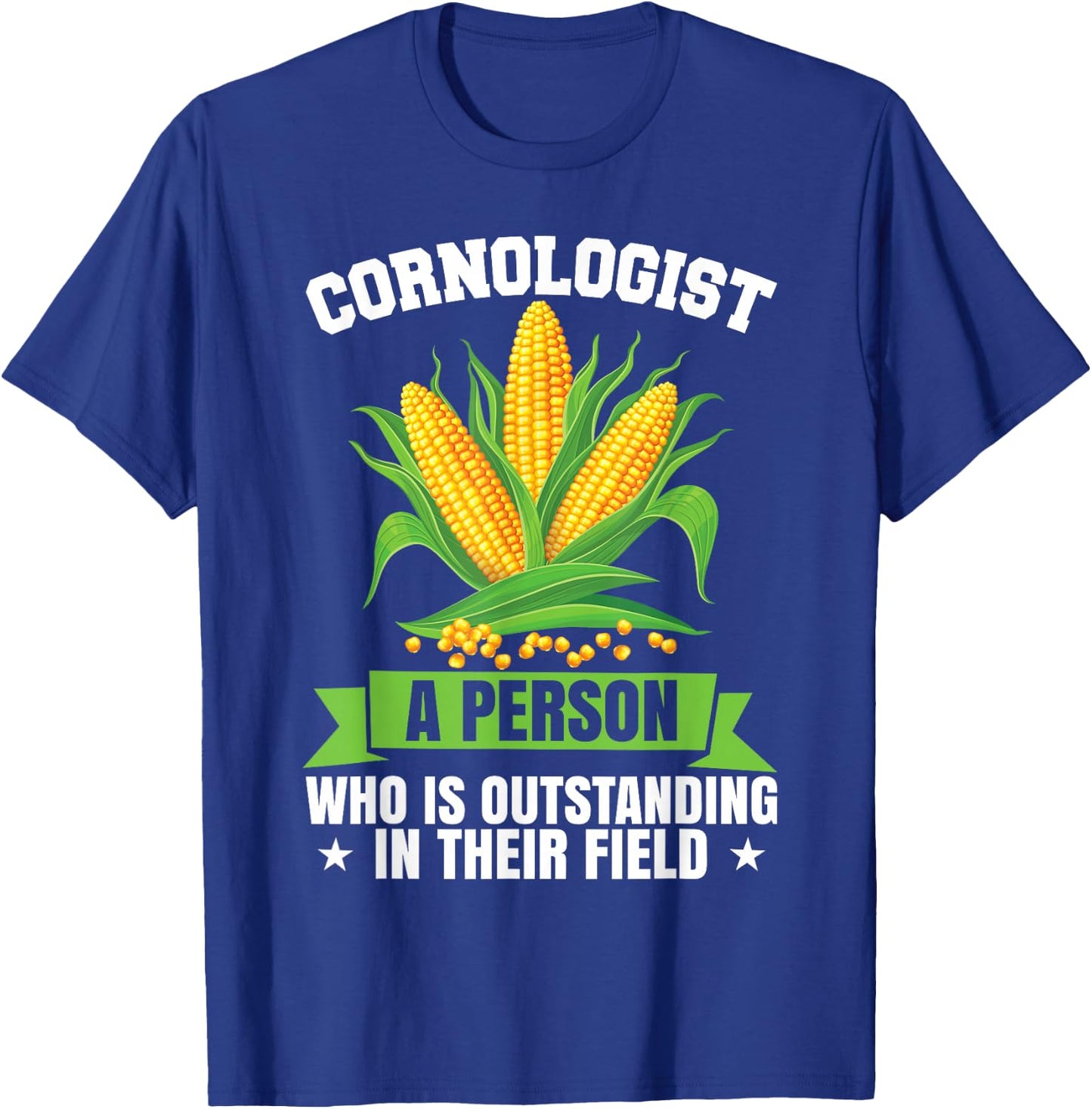Funny Definition by Cornologist Corn Farmer T-Shirt - T-Shirt | Royal