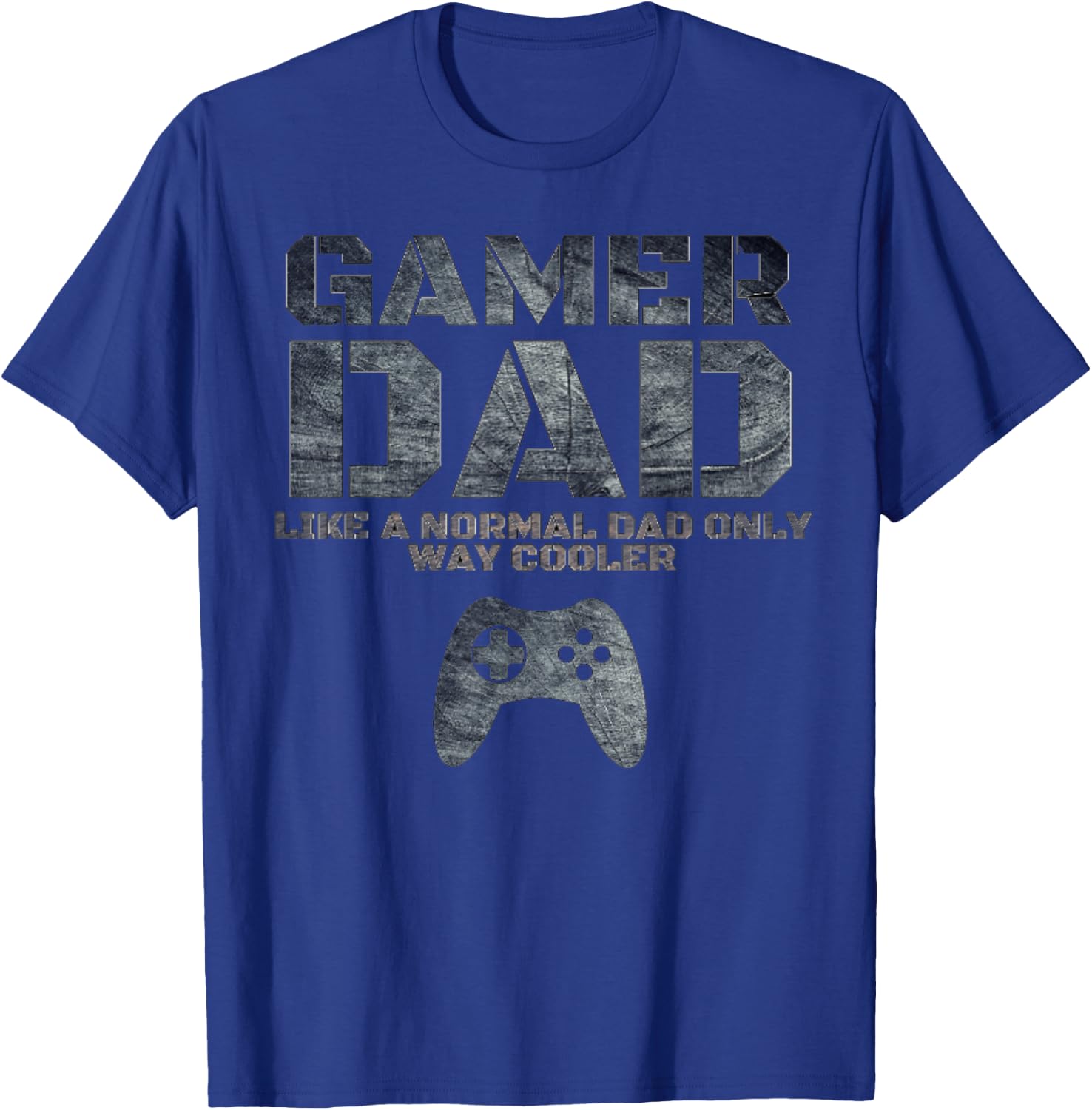 Funny Father Dad Daddy Husband Gift Gamer Dad T-Shirt - T-Shirt | Royal
