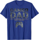 Funny Father Dad Daddy Husband Gift Gamer Dad T-Shirt - T-Shirt | Royal