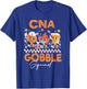 CNA Gobble Squad Nurse Holiday Nursing Scrub Tops Women T-Shirt - T-Shirt | Royal