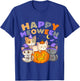 Happy Meoween Witch Cute Cats Halloween Pet Kitten Cat T-Shirt - T-Shirt | Royal