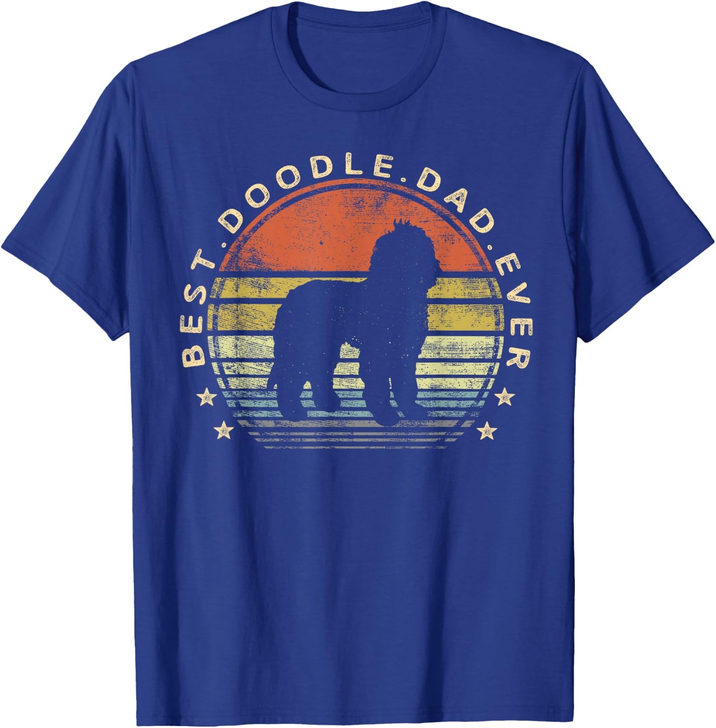 Best Doodle Dad - Dog Lover Owner Labradoodle GoldenDoodle T-Shirt - T-Shirt | Royal