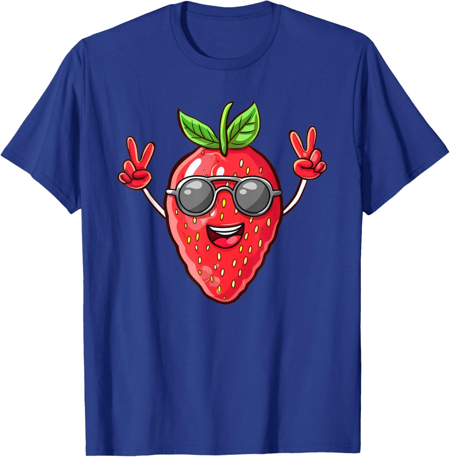 Funny Strawberry T-Shirt - T-Shirt | Royal
