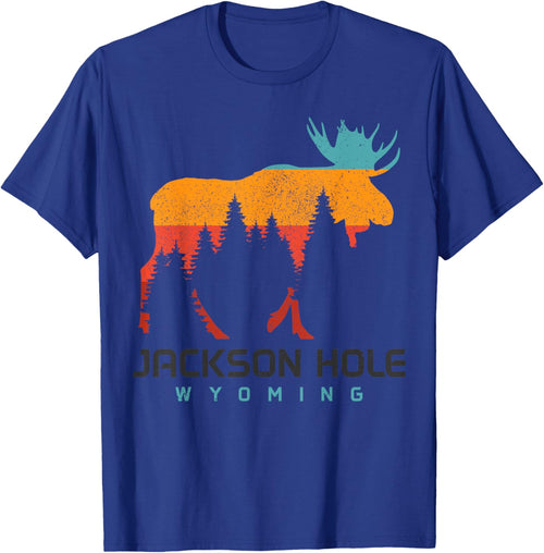 Jackson Hole Wyoming Vintage Moose Souvenir Pride Vintage