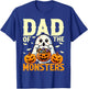 Halloween Dad Of Monsters Funny Family Costume Papa Daddy T-Shirt - T-Shirt | Royal