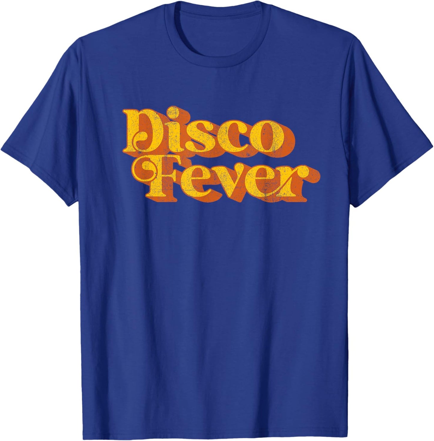 Retro Disco Fever Funny Vintage 60's 70's Party Costume T-Shirt - T-Shirt | Royal