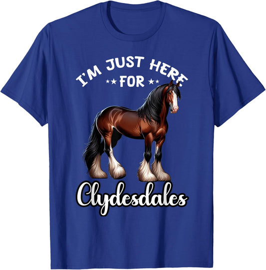 Clydesdale Owner Clydesdale Horse Toy Clydesdale Lover T-Shirt - T-Shirt | Royal