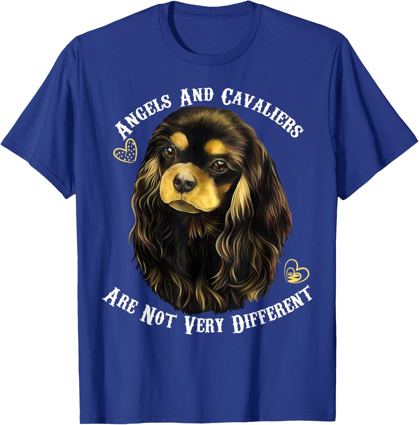 Black and Tan, Cavalier King Charles Spaniel T-Shirt - T-Shirt | Royal