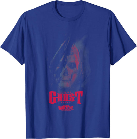 Call of Duty: Warzone Halloween Simon Ghost Riley Face Logo T-Shirt - T-Shirt | Royal