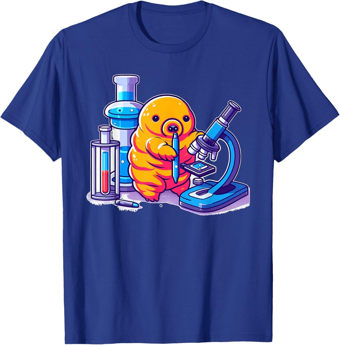 Microbiologist Tardigrade Water Bear In Microbiology Lab T-Shirt - T-Shirt | Royal